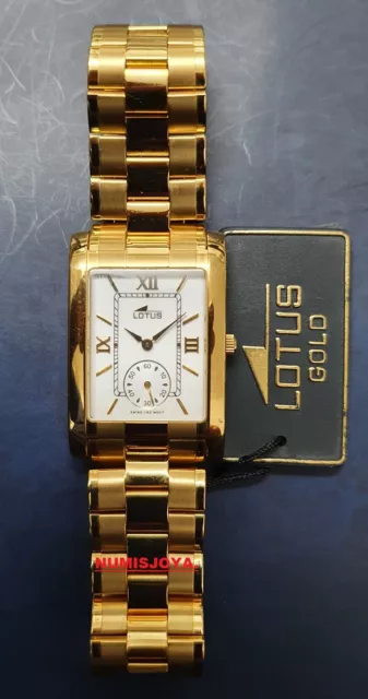 RELOJ CABALLERO LOTUS ORO Peso 78 gr. Referencia 476/1. GARANTÍA OFICIAL 2 AÑOS