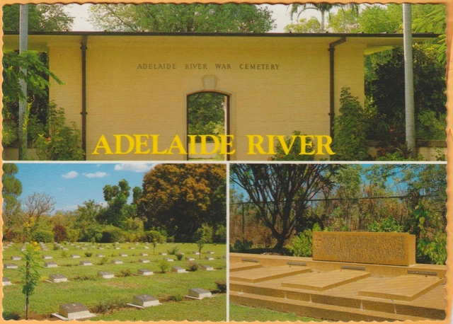 Adelaide River War Cemetery Northern Territory Barker Postcard
