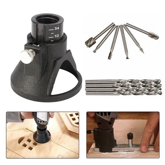 DREMEL ROTARY MULTI Tool, Cutting Guide HSS Router Drill Bits Set