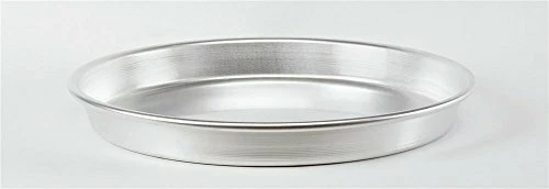 Pentole Agnelli Pasticceria Teglia Tonda Pesante per Pizza, Alluminio, 50 (a8X)