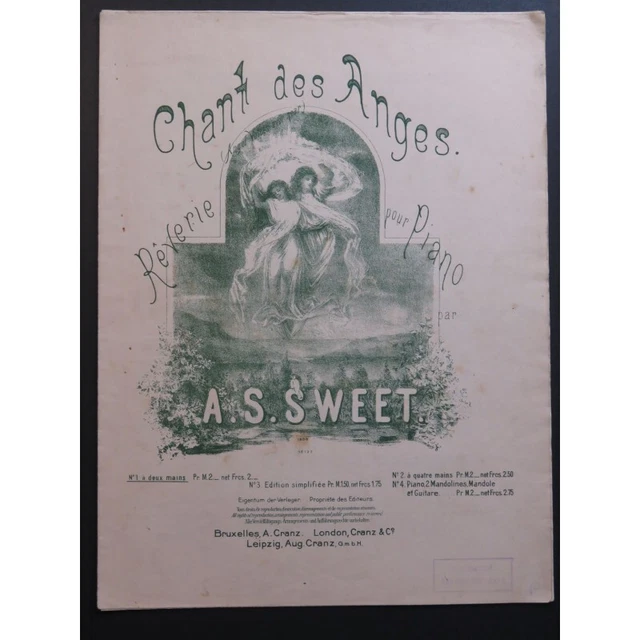 SWEET A. S. Chant des Anges Piano ca1885 2