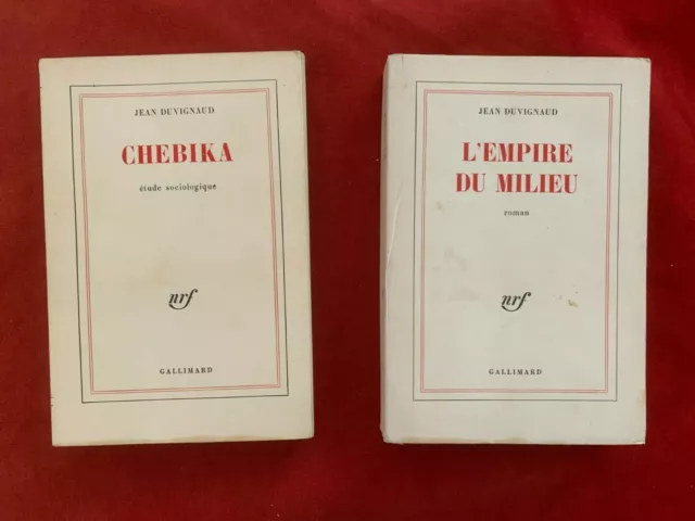 Litterature - Edition Nrf Gallimard - Lot De 2 Livres - Andre Chamson  - Eo 