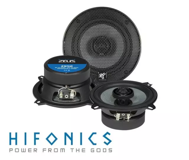 HIFONICS ZS-52 13 cm (5.25") 2-Wege Koaxial Lautsprecher 160 Watt Power, 1 Paar