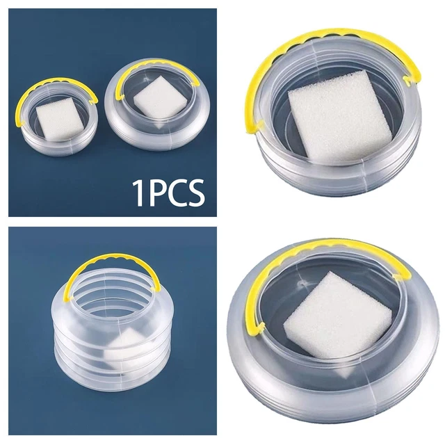 Seau De Lavage Pour Pinceaux De Peinture Pliable En Gel De Silice - FDIT - Bleu