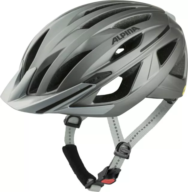 Alpina Gent MIPS Urban Touren Fahrradhelm darksilver 55-59 cm