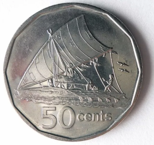 2009 FIJI 50 CENTS - Excellent Collectible Coin - FREE SHIP - Bin #343