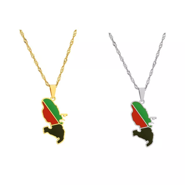 Wide Applicable Occasions Ethnic Patriotic Trendy Jewelry Martinique Map
