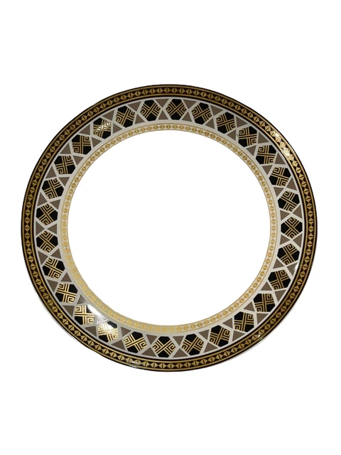 Service De Vaisselle Bohème Chic 30 Pièces - Porcelaine Multicolore - Neuf Dans Son Emballage