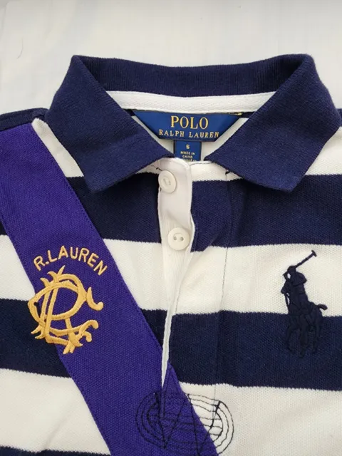 Ralph Lauren Sport Polo Girls Shirt Dress Size S