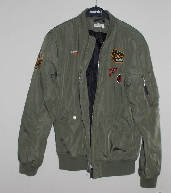 H&M Bomberjacke Navygrün - Größe 170 - Coole Optik