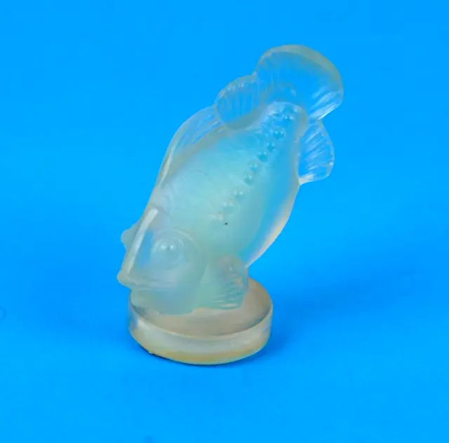 Sabino France Small Clear Opalescent Glass Fish 2"