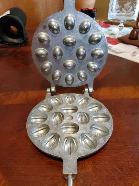 Oreshnitsa Walnut Russian Oreshki Nuts Oreshnica Cookie Form Mold Maker Pan 12