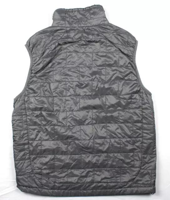 Patagonia Nano Puff Primaloft Full Zip insulated Vest Mens Medium - Gray 3