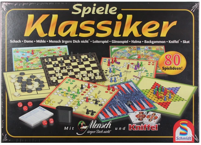 Schmidt 49120 - Raccolta Di Giochi Da Tavolo Classici, Versione Tedesca (Importato) - 4