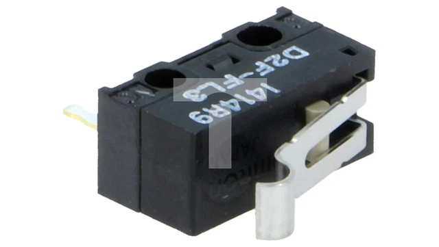 SNAP ACTION microswitch with a lever simulating a D2F-FL3 roller /T2UK