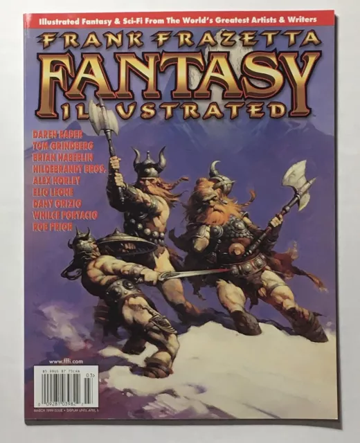 Frank Frazetta Fantasy Illustrated Magazine #5 1998 Dany Orizio, Alex Horley