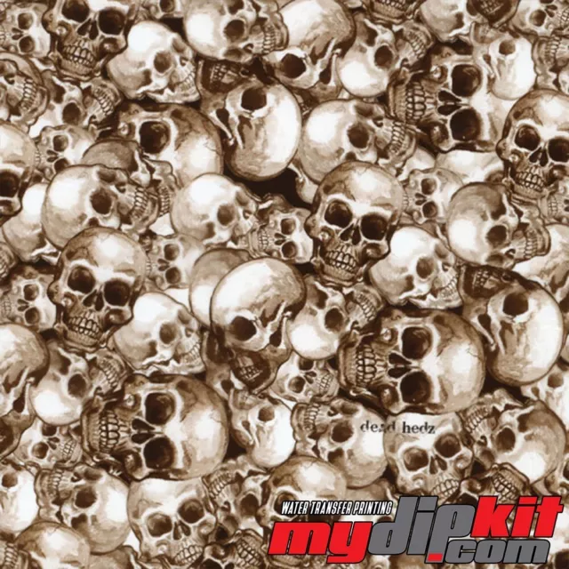 Hydrographics Film Hydro Dipping Water Transfer Print Film LL901 Brwn Dead Hedz