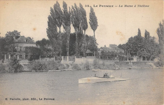 Cpa 94 Le Perreux / La Marne A Theleme
