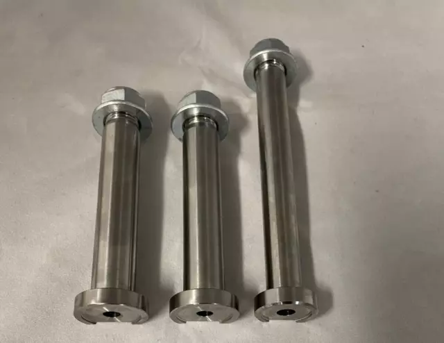 Yamaha YZ125 2019 Docwob Titanium rear suspension linkage bolt set