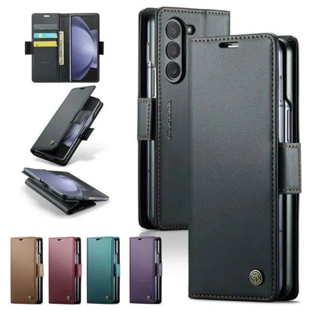 For Samsung Galaxy Z Fold 5 4 5G Wallet Case Leather Shockproof Magnetic Cover
