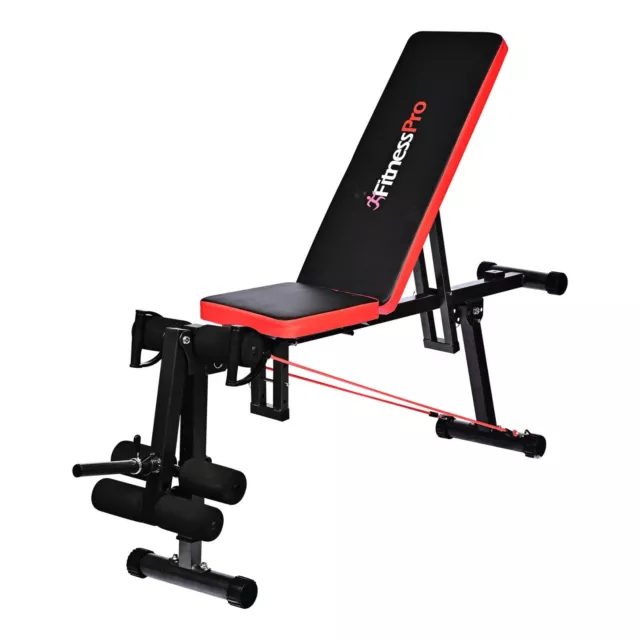 Fitness Pro Sit Up Bench Press Incline Exercise Gym Weight Benches Abdominal AB