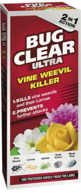 Scotts Bug Clear Ultra Vine Weevil Killer 480ml 2 in 1 Action 2