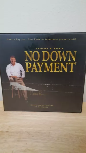 Carleton Sheets No Down Payment 12 Cassette Audio Program Buy Your 1st Home