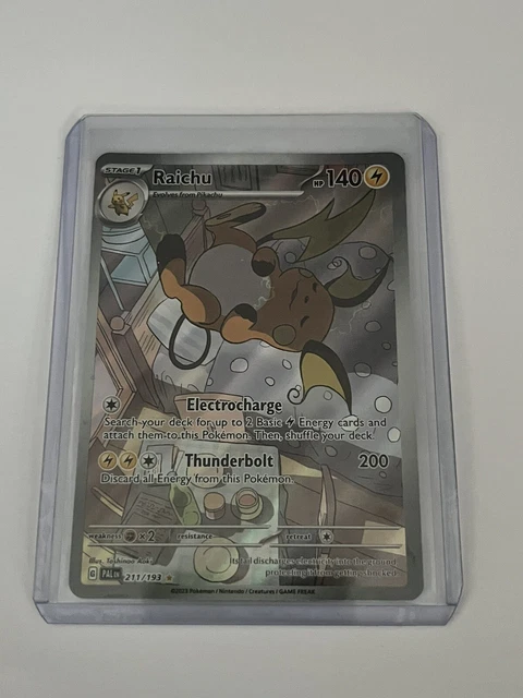 Pokémon TCG Raichu Scarlet & Violet - Paldea Evolved 211/193 Holo Near Mint 2