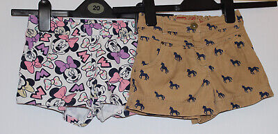 Bundle pantaloncini TU + Disney per ragazze cavalli e topo Minnie età 6 anni