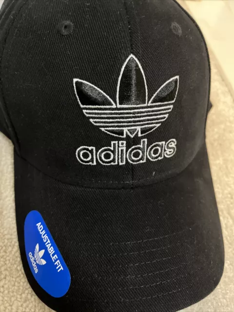 NEW! adidas Men's Decision II Adjustable Hat/Cap Black Snapback
