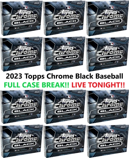 ST. LOUIS CARDINALS Break 095 x12 2023 TOPPS CHROME BLACK HOBBY BOX