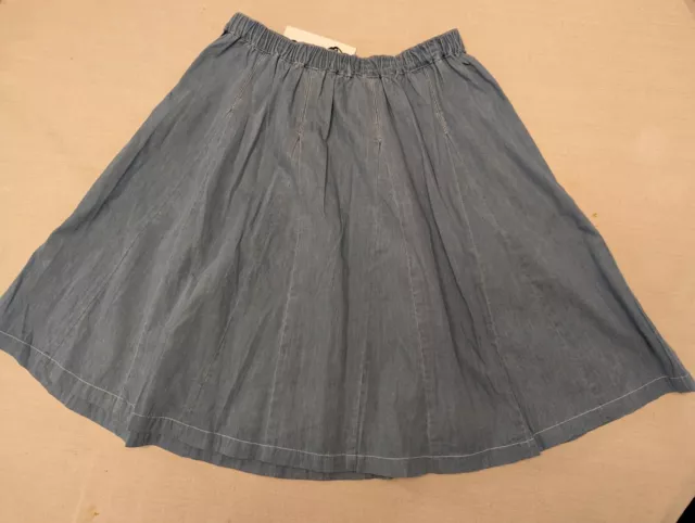 Molo girls chambray skirt size 16; NWT Brand new with tags