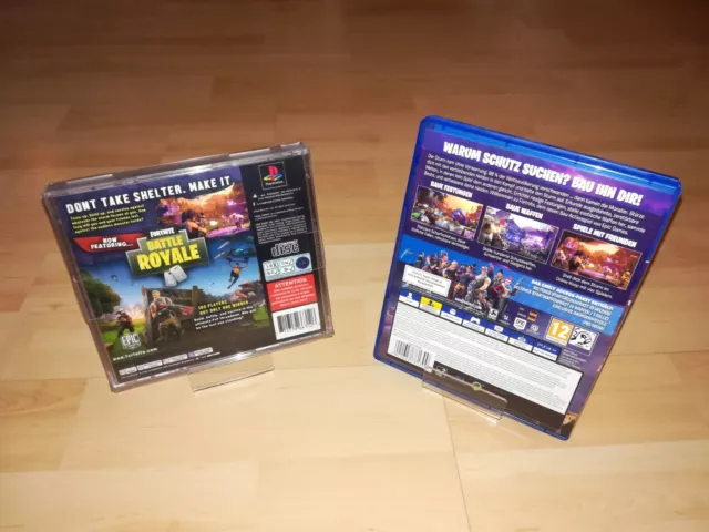 !!! RARE Fortnite Set !!! Inklusive PlayStation 1 Stil Hülle PS4 PlayStation 4 3