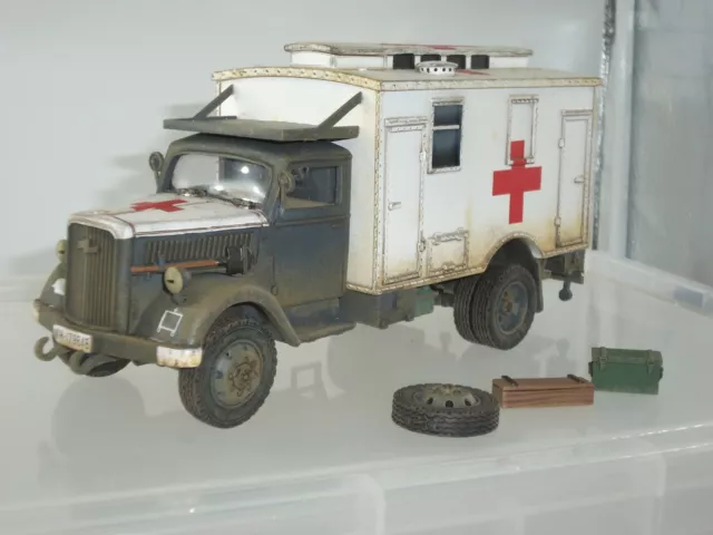 King And Country Ws258 German Army Opel Blitz Medic Ambulance Toy Soldier Truck