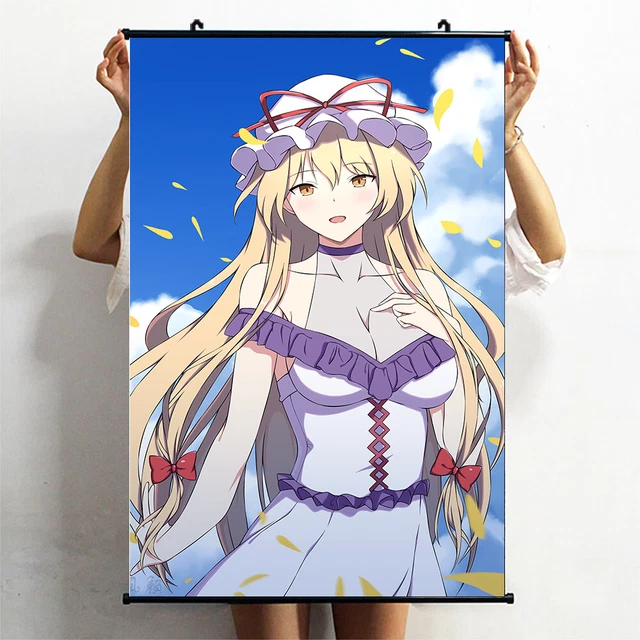touhou yakumo yukari Cosplay HD Poster Wall Wall Scrolls Mural Otaku 60X90cm
