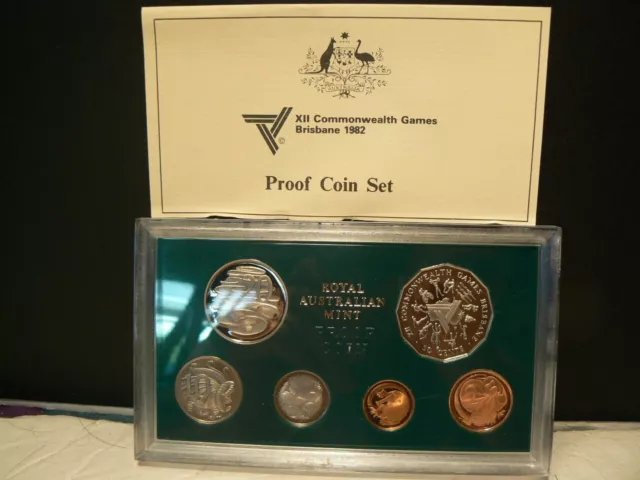 1982 Australia 6-Coin Proof Set, Encased