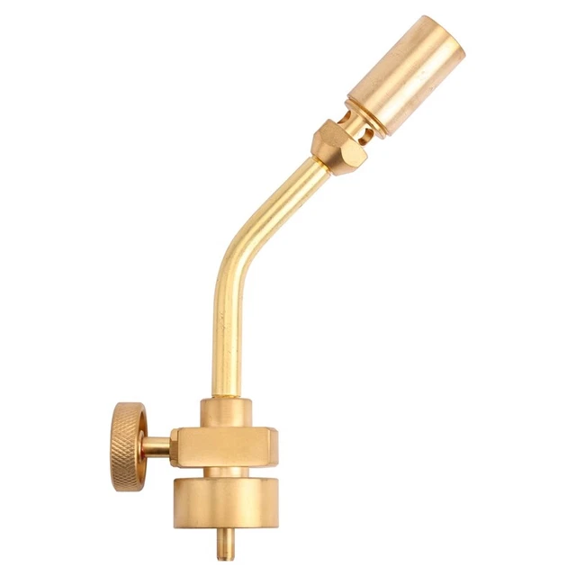Brass Pencil Flame Propane Welding Burner Head, Start Metal Handle T2C4