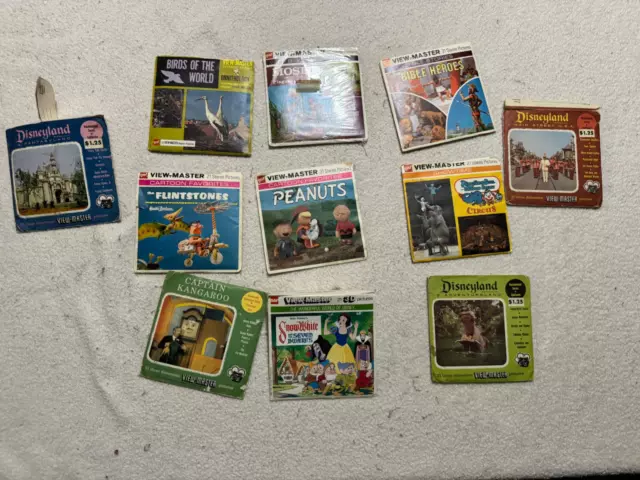 Amazing Lot Of Vintage View Master Reels Collection Large Lot