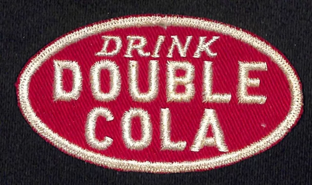 Double Cola Embroidered Soda Patch c1940's-50's VGC Scarce