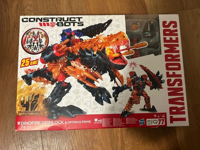 TRANSFORMERS DINOFIRE GRIMLOCK Optimus Prime Construct Bots £8.00 ...