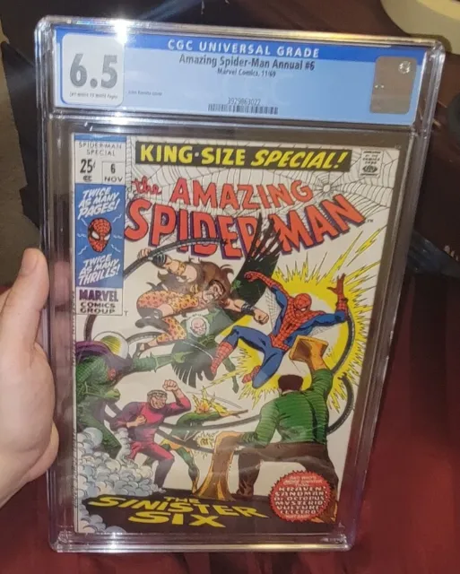 Amazing Spider-man Annual #6 CGC 6.5 J. Romita *The Sinister Six Silver Age 1969