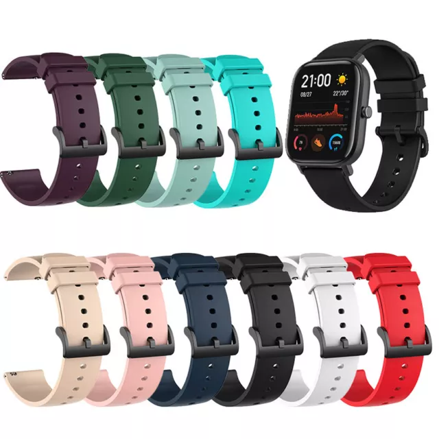 Silicone Band Strap Smart Watch Bracelet Replacement For Huami Amazfit Bip 20mm