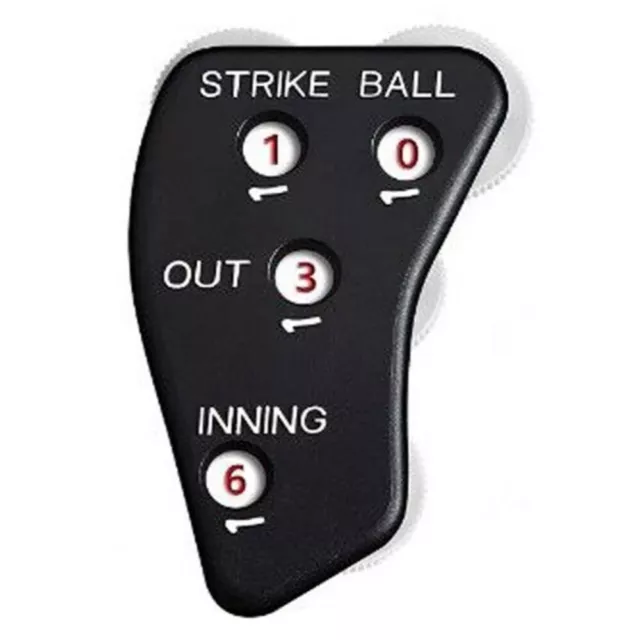 Press Strip Design Baseball Clicker Anti-slip Referee Indicator  Softball Games