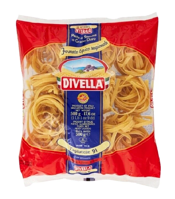 Divella Tagliatelle N.91 500 g Divella Formati Speciali Tagliatelle 91 500 g