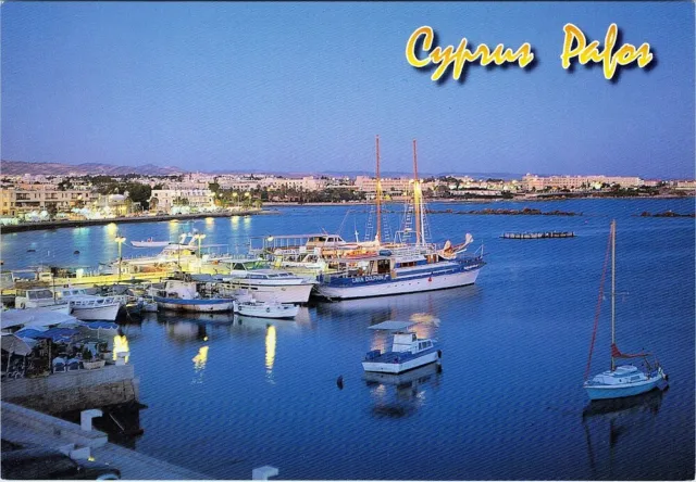 Postcard DEB NIRE VEN Cyprus Paler ST Water Boat Watercraft Azure Blue AA00376