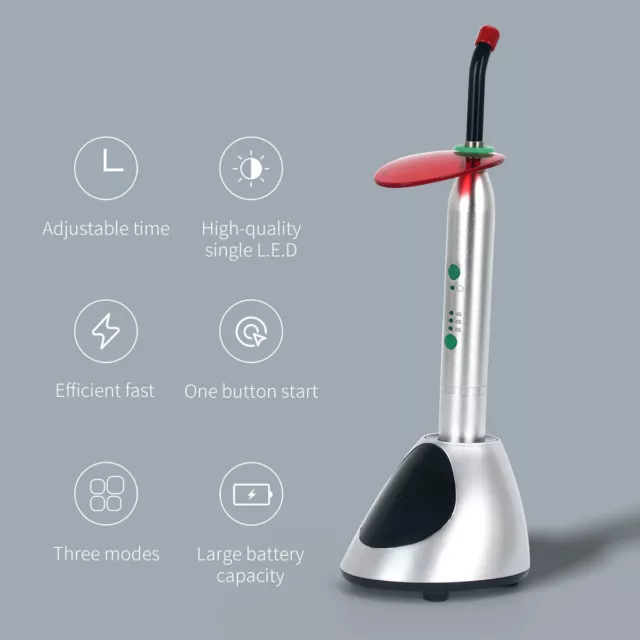 Wireless Dental Orthodontics LED Curing Light YS-C 2700mw/c㎡ Resin Cure Lamp