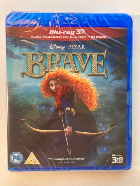 Brave (3D + 2D Blu-ray, 2 Discs, Disney, Region Free) *BRAND NEW/SEALED*