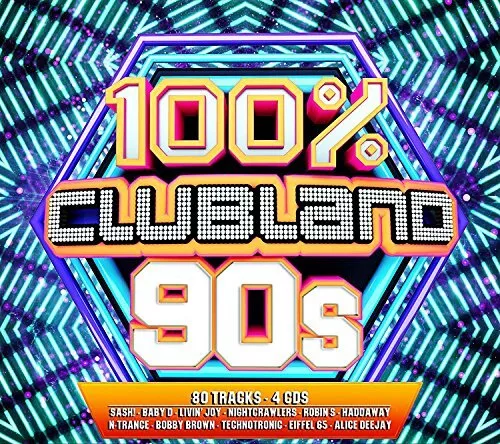 Various Artists - 100% Clubland 90s - Various Artists CD NBVG The Cheap Fast The