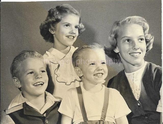 Found Photograph bw CLASSIC MID CENTURY PORTRAIT Original VINTAGE 15 31 Y