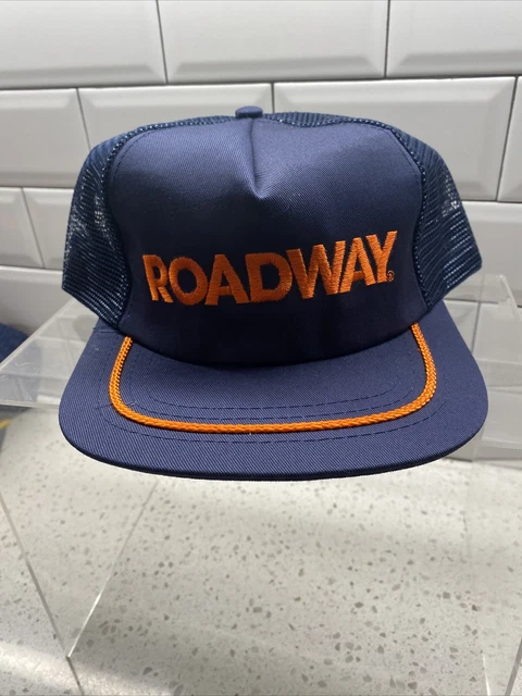 Vintage Trucker Rope Hat Roadway Package System Snapback Mesh
